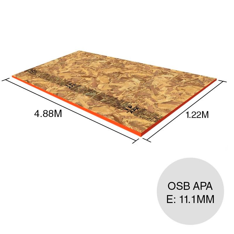 Placa estructural OSB APA 11.1mm x 1.22m x 4.88m